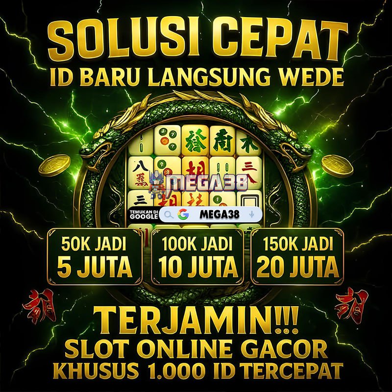 Mega38 : Slot Online Favorit Buat Hiburan Profit Sehari-hari